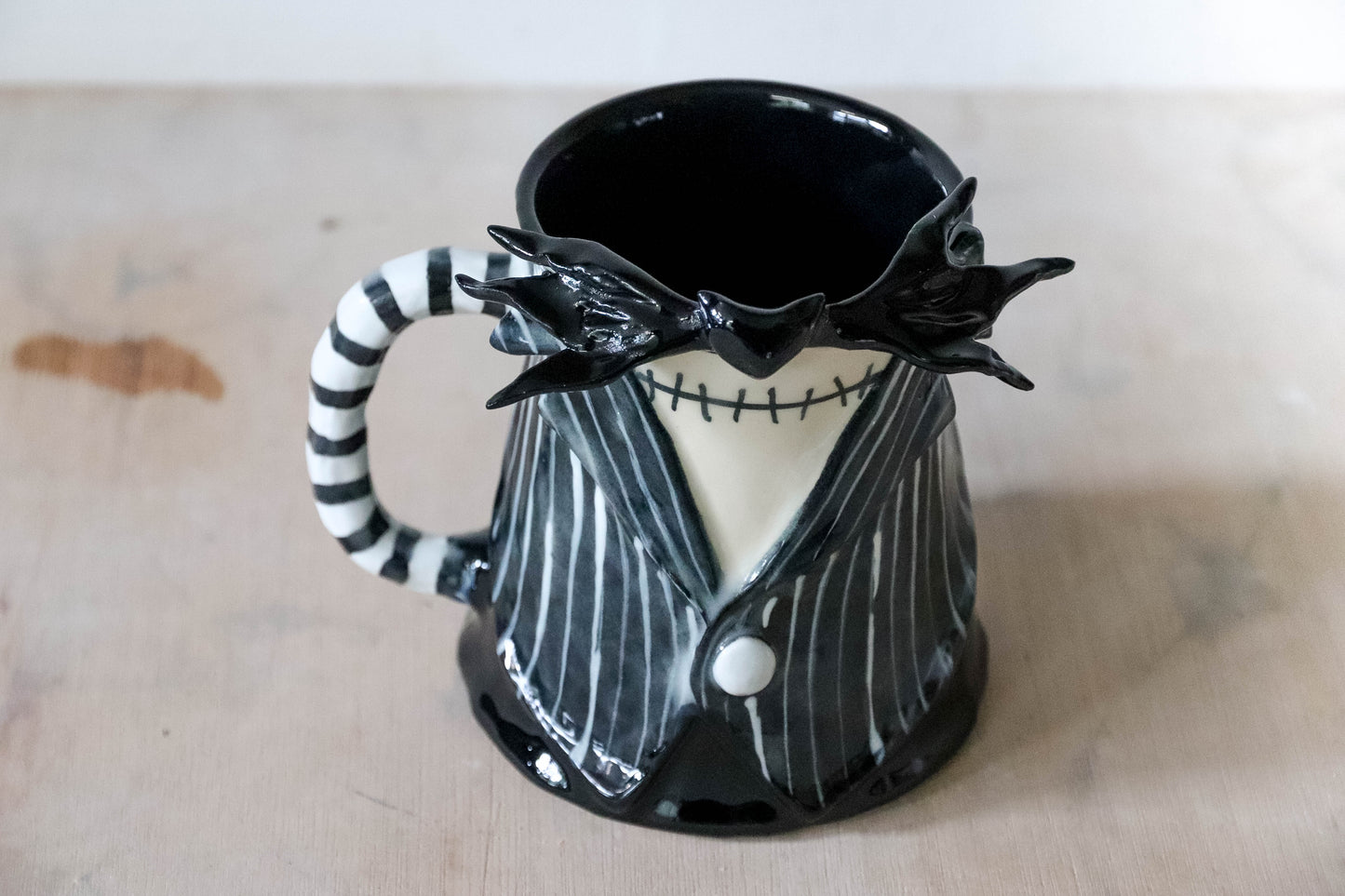 Jack Skellington Stoneware Pot