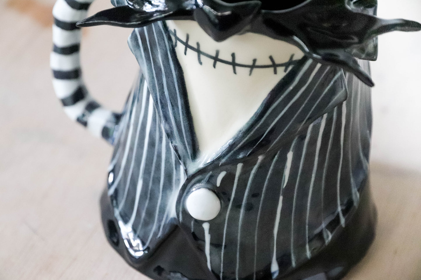 Jack Skellington Stoneware Pot