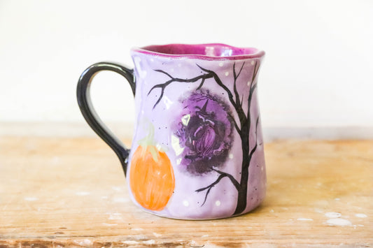 Spooky Purple Witch Mug