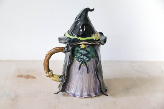 Wicked Witch Stoneware Pot