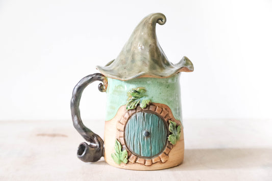 Hobbit Pipe Stoneware Pot