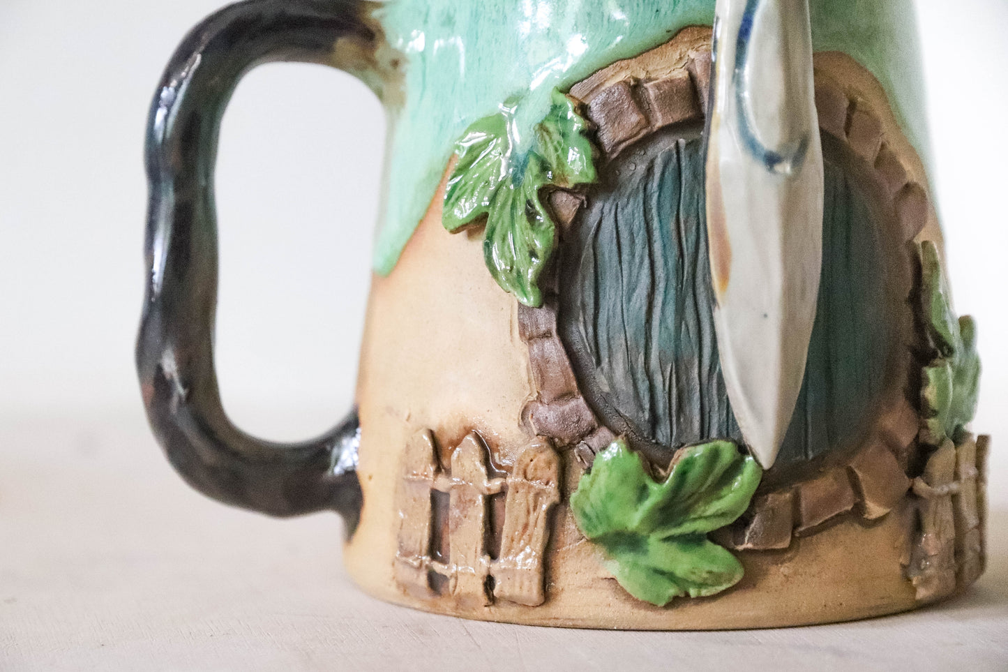 Hobbit Sword Stoneware Pot