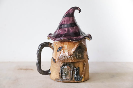 Old Witch House Stoneware Pot