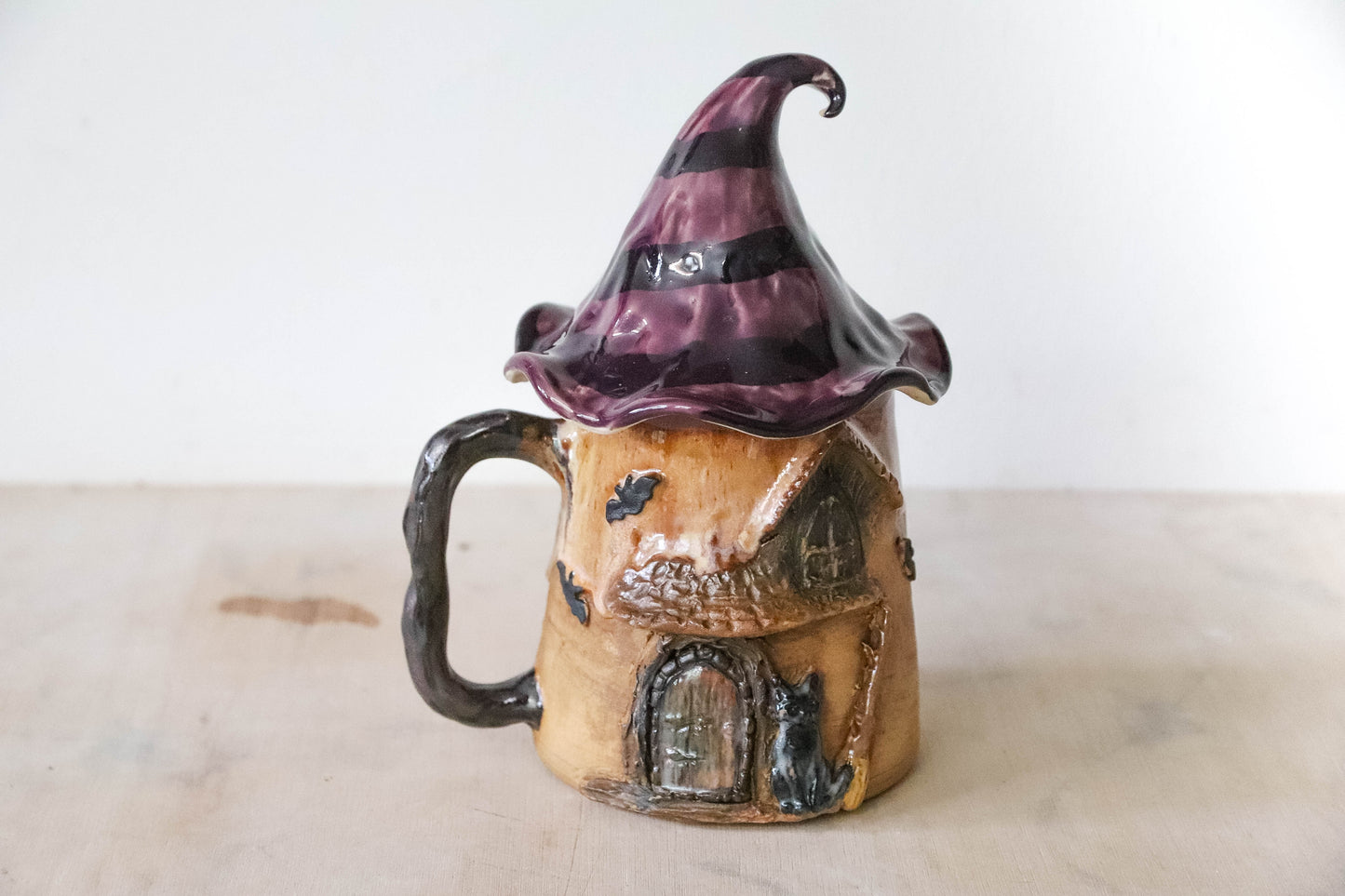 Old Witch House Stoneware Pot