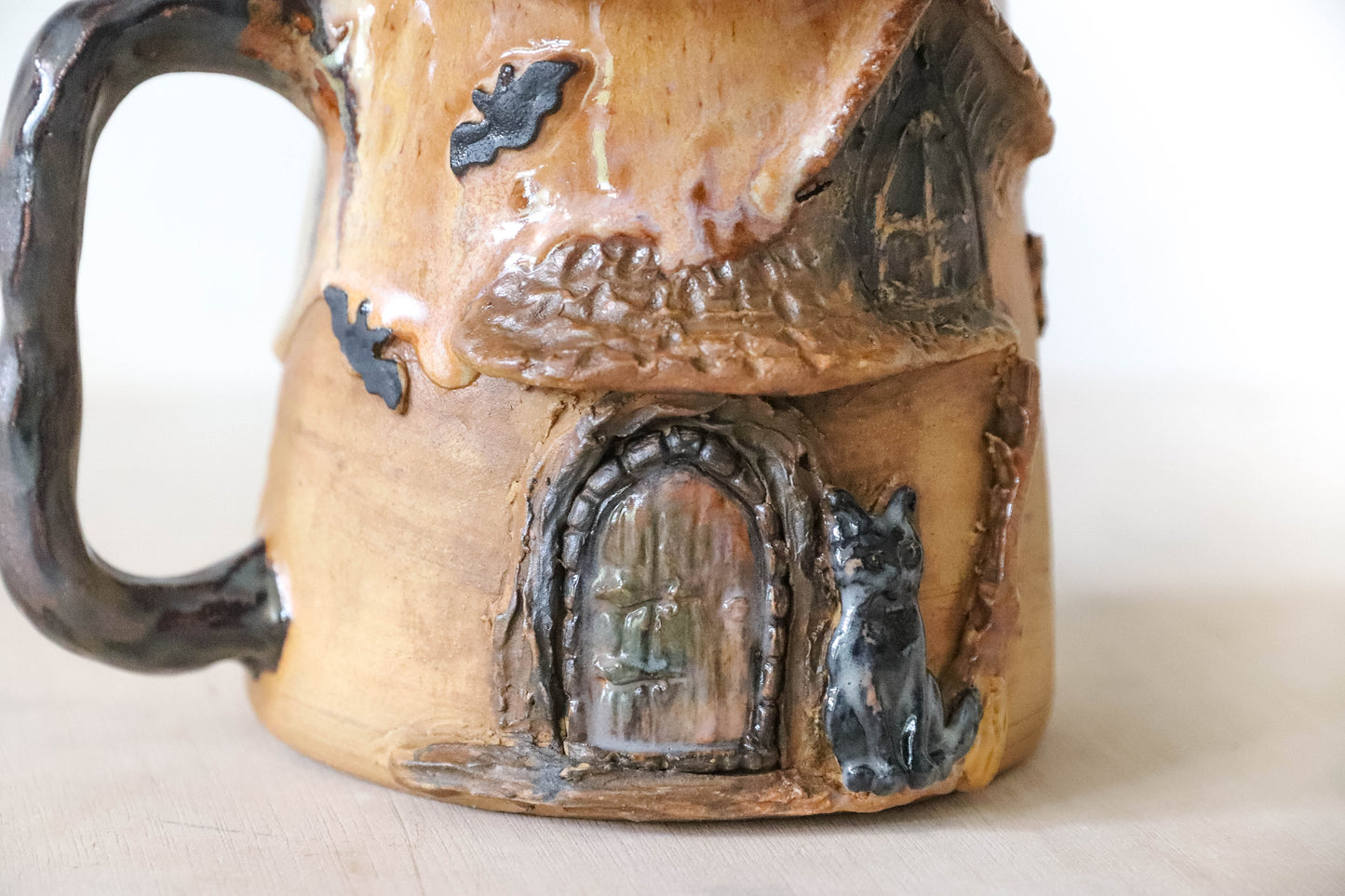 Old Witch House Stoneware Pot