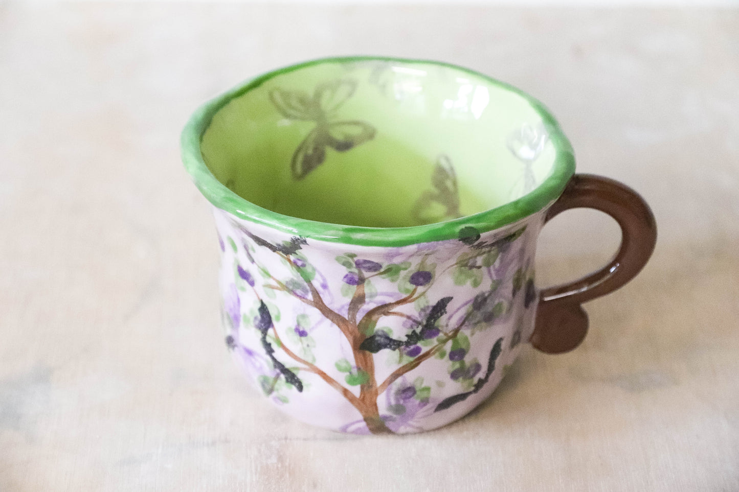 Stelena Green Purple Mug