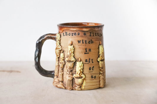 Little Witch Stoneware Pot