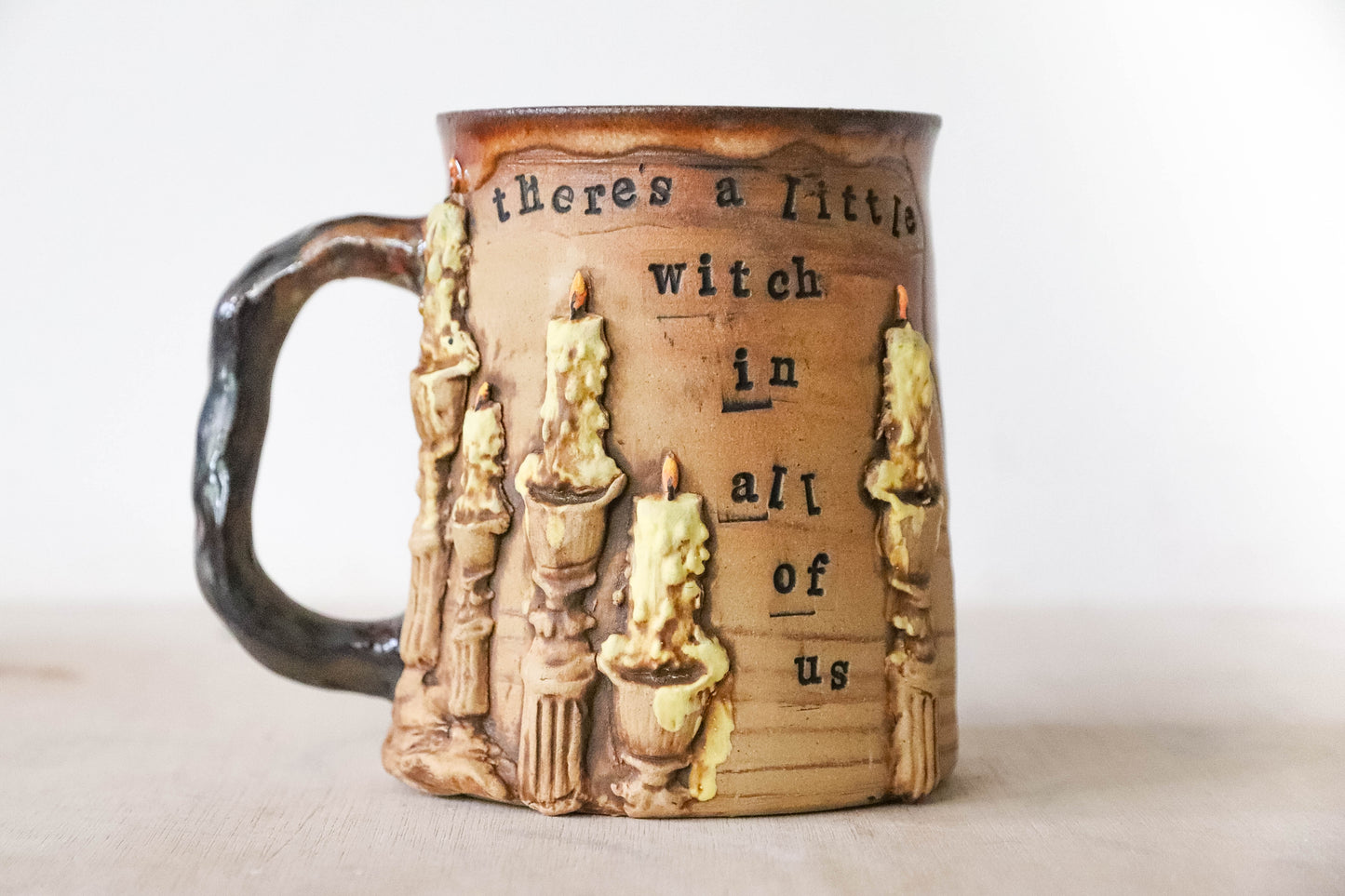 Little Witch Stoneware Pot