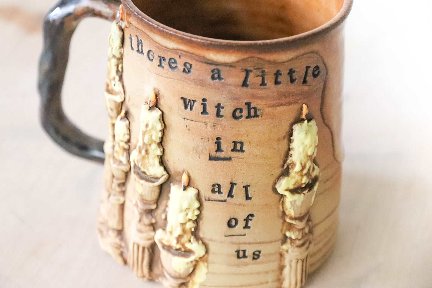 Little Witch Stoneware Pot