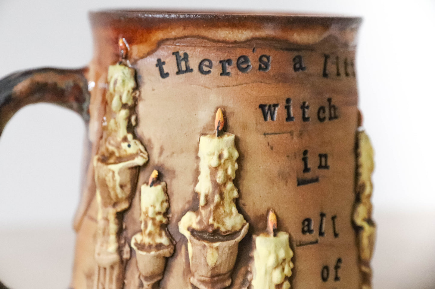 Little Witch Stoneware Pot