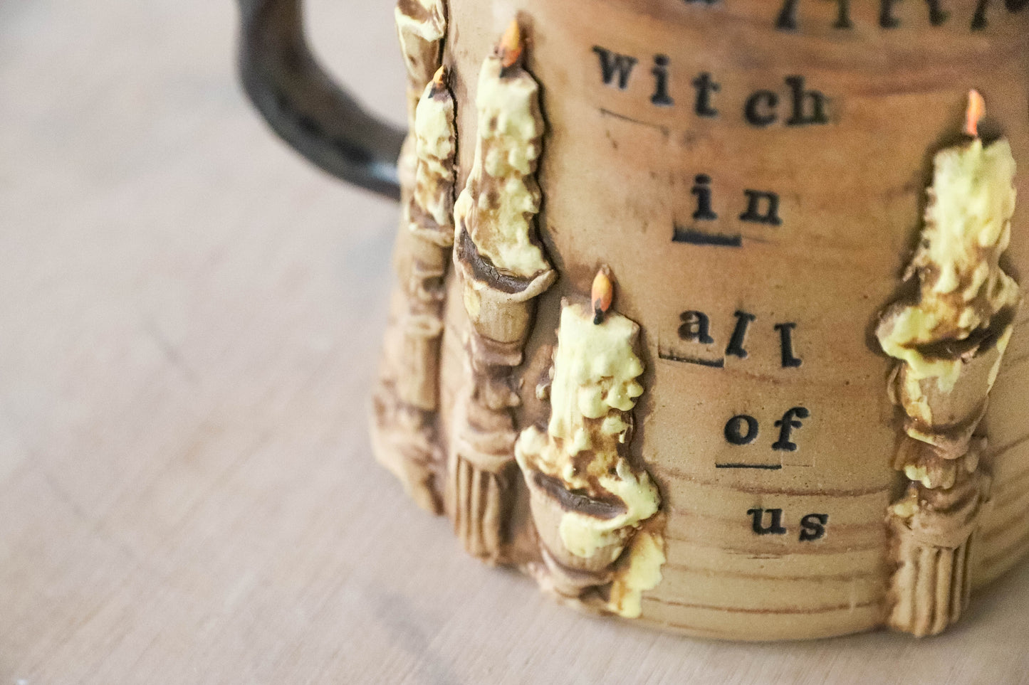 Little Witch Stoneware Pot