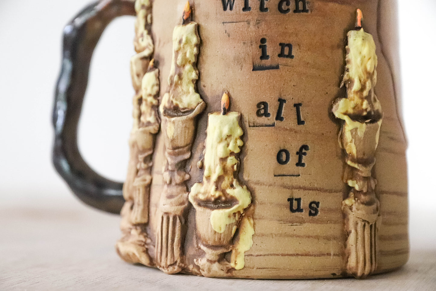 Little Witch Stoneware Pot