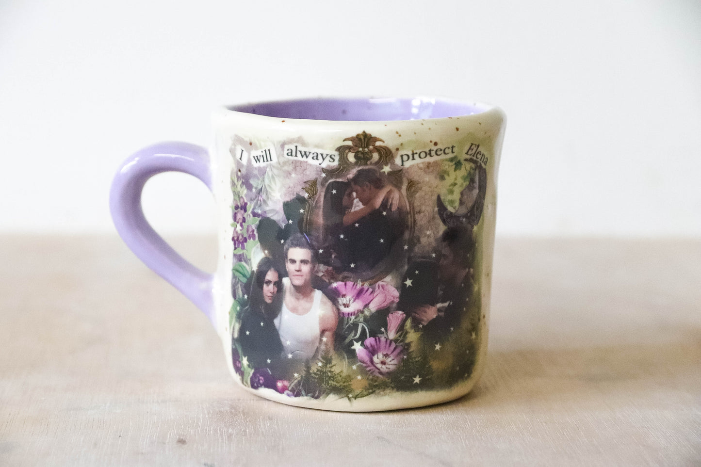 Stelena Purple Cream Small Mug
