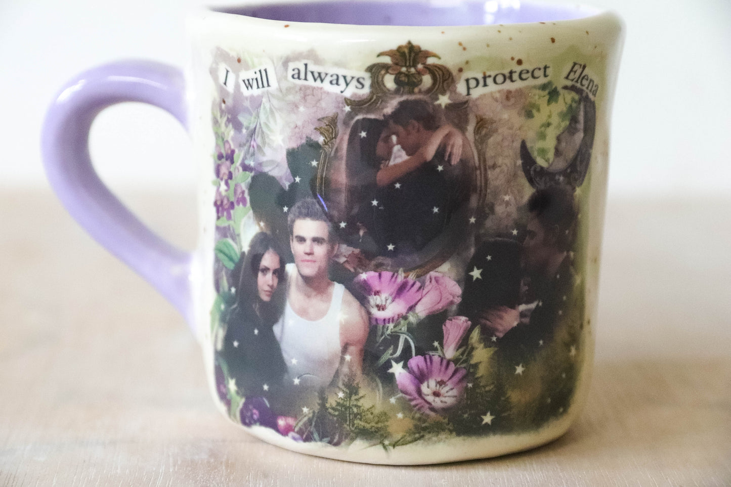 Stelena Purple Cream Small Mug