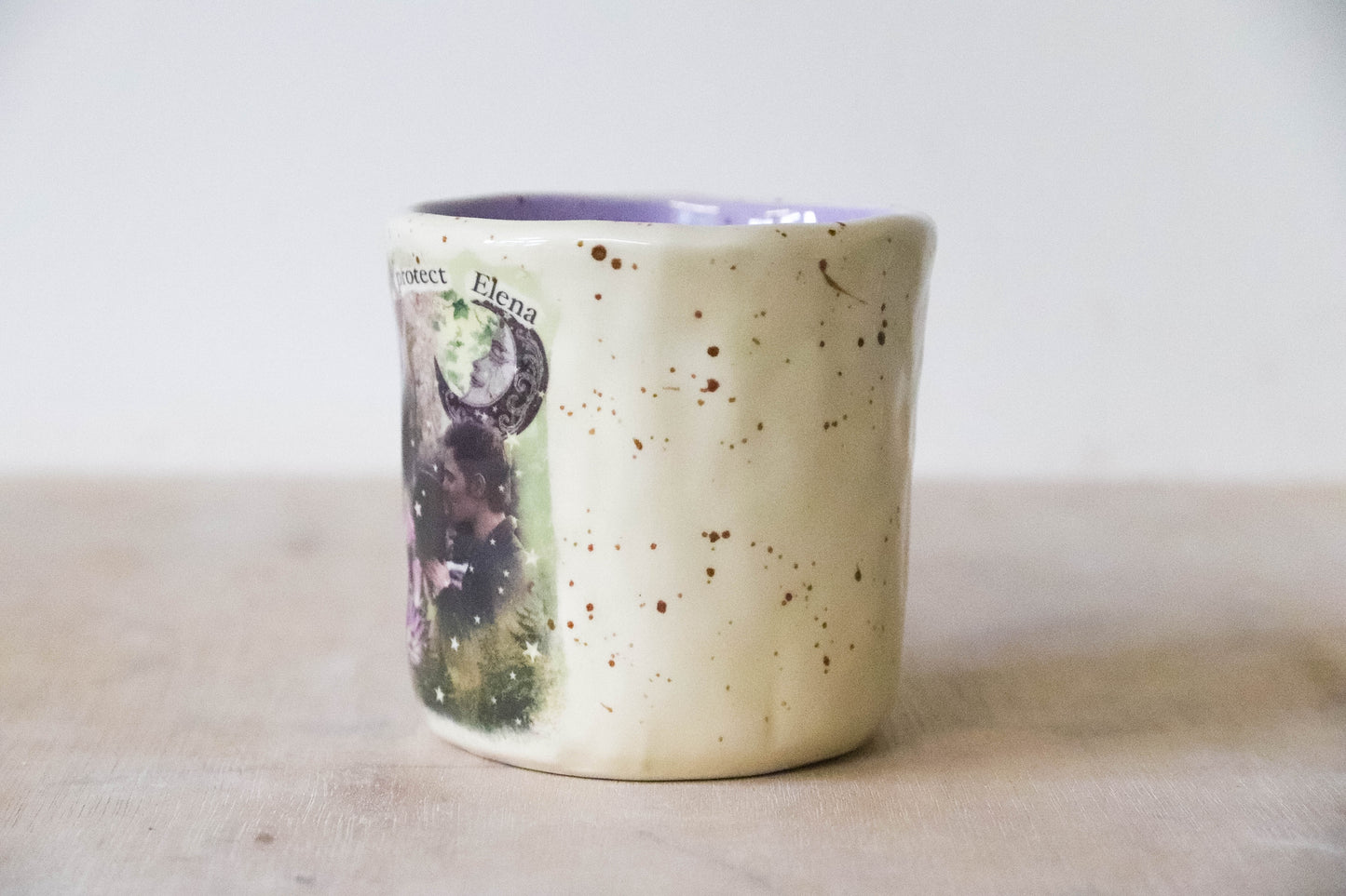 Stelena Purple Cream Small Mug