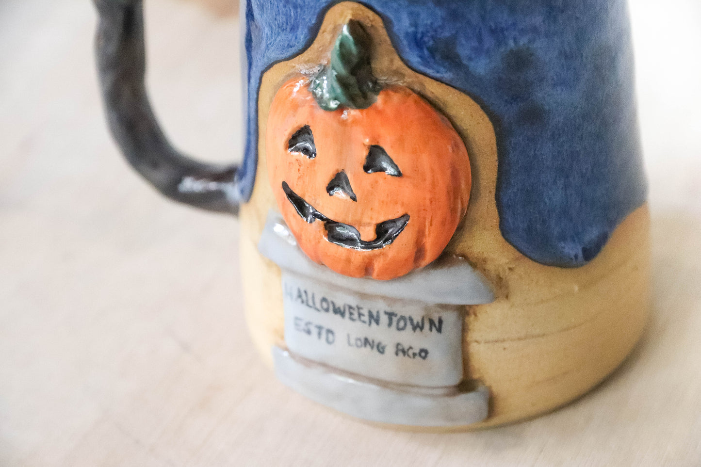 Halloweentown Stoneware Pot