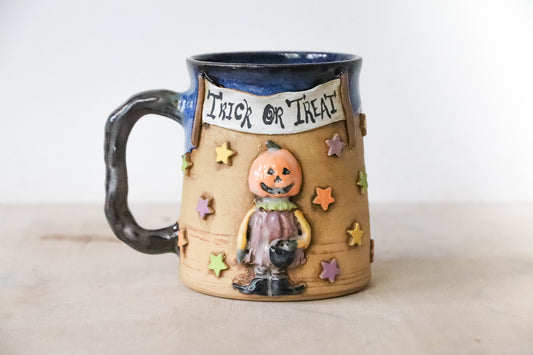 Trick or Treat Stoneware Pot
