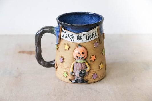 Trick or Treat Stoneware Pot