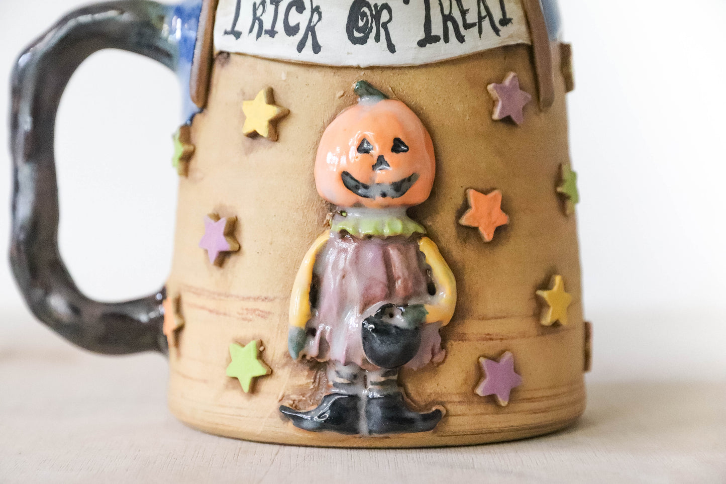 Trick or Treat Stoneware Pot