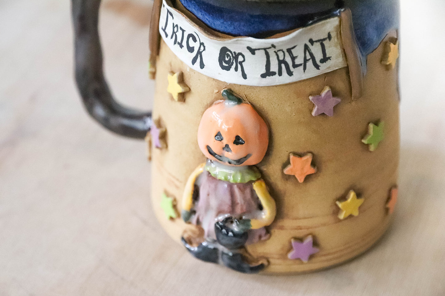 Trick or Treat Stoneware Pot