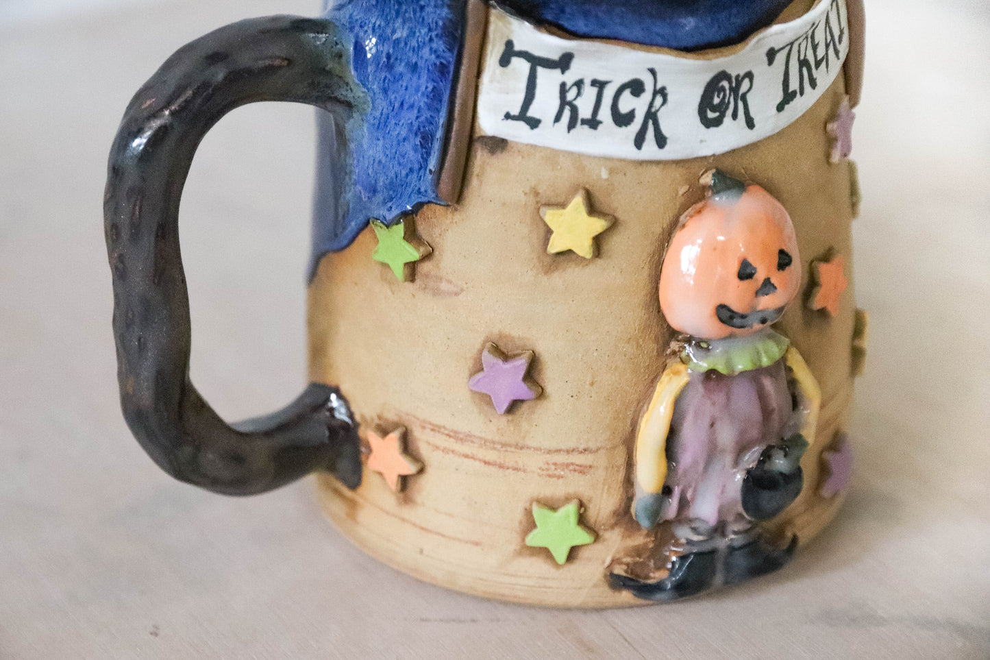 Trick or Treat Stoneware Pot