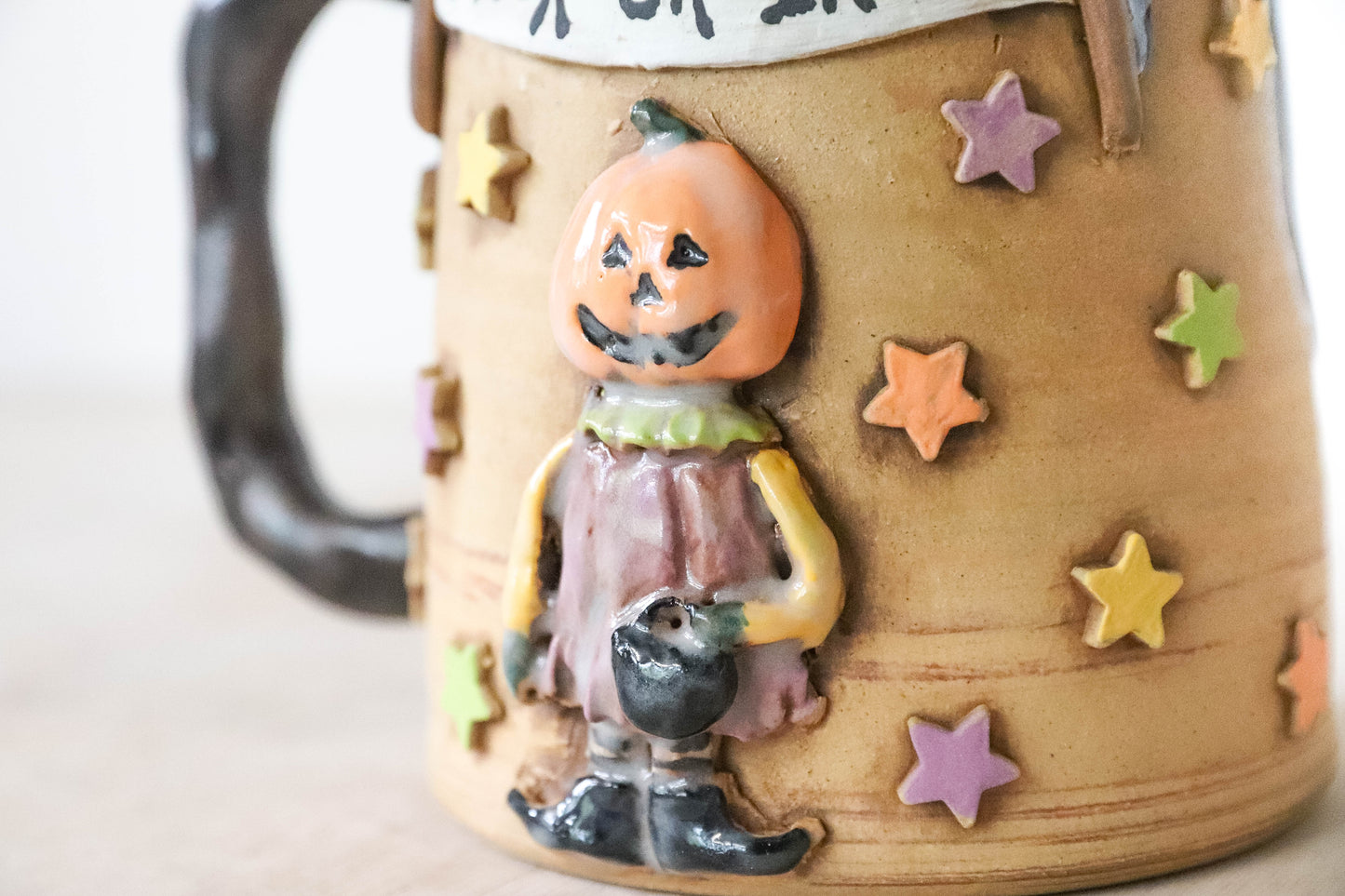 Trick or Treat Stoneware Pot