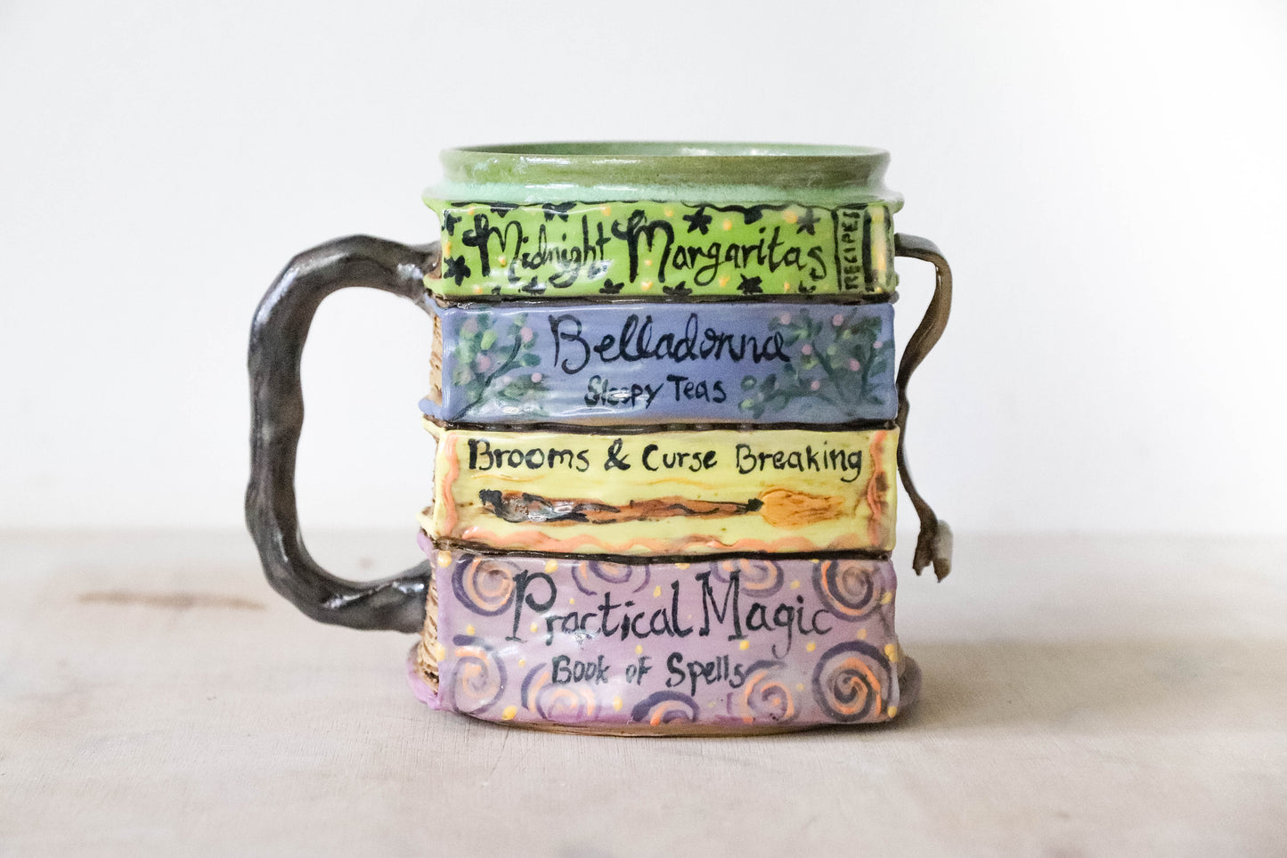 Practical Magic Books Stoneware Pot