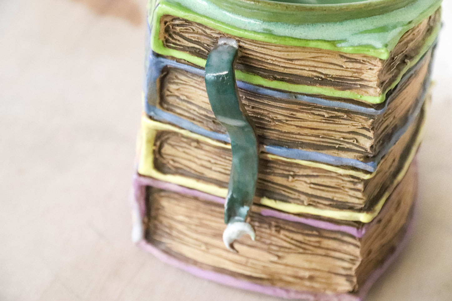 Practical Magic Books Stoneware Pot