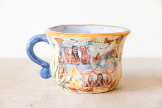 Peekaboo Shell H2O Pearl Mug