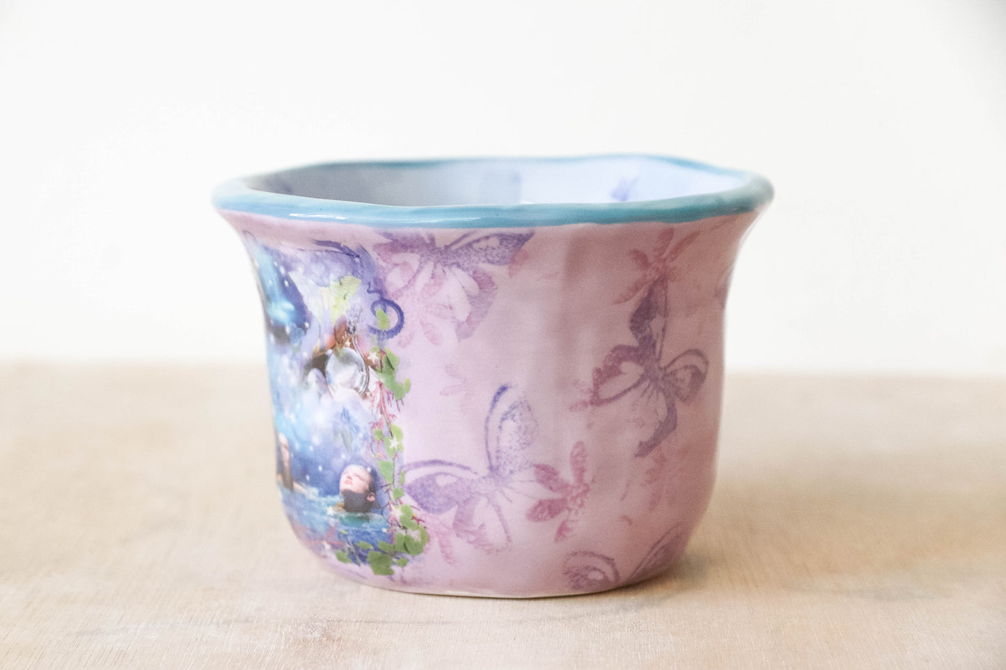 Purple Blue No Ordinary Girl Mug