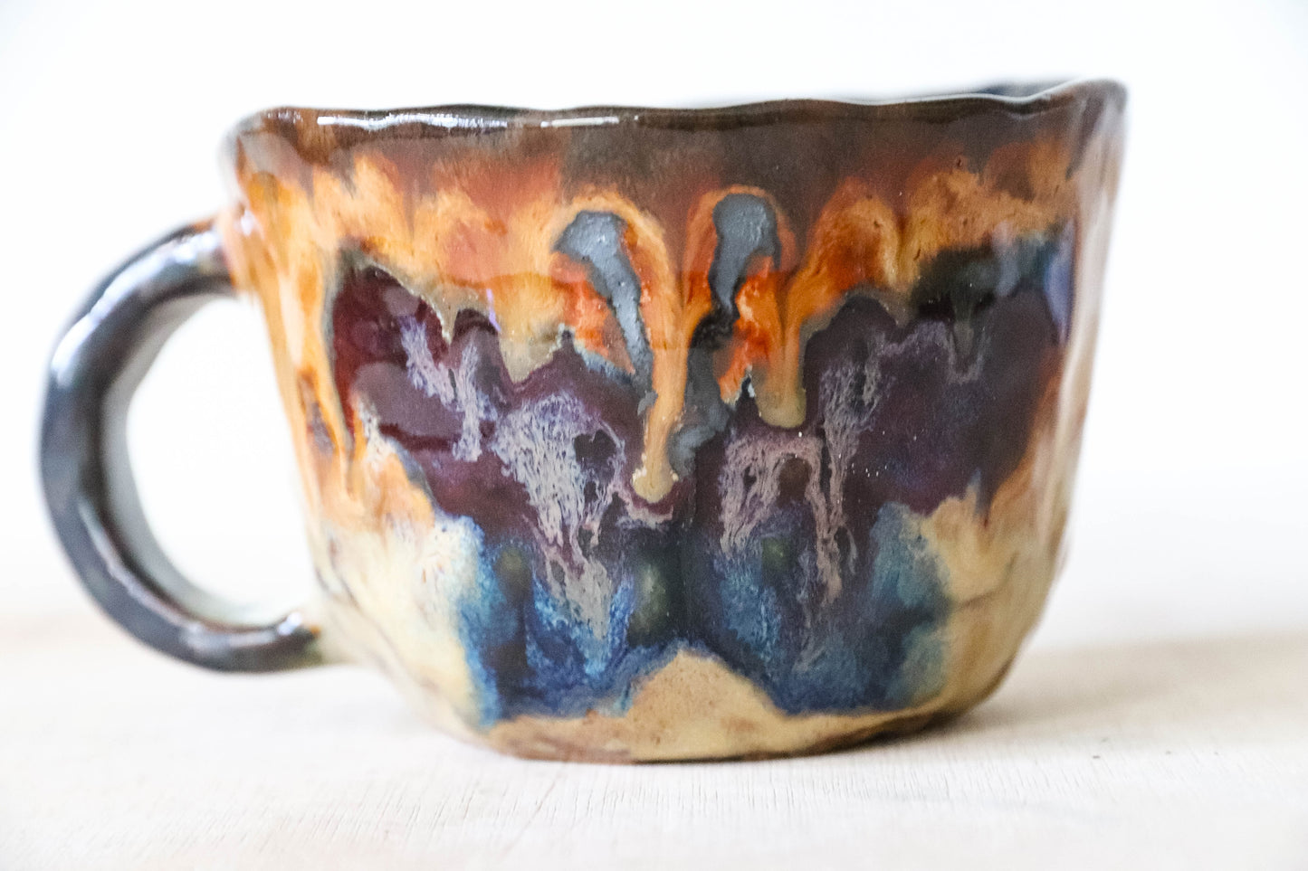 Butterfly Stoneware Pot
