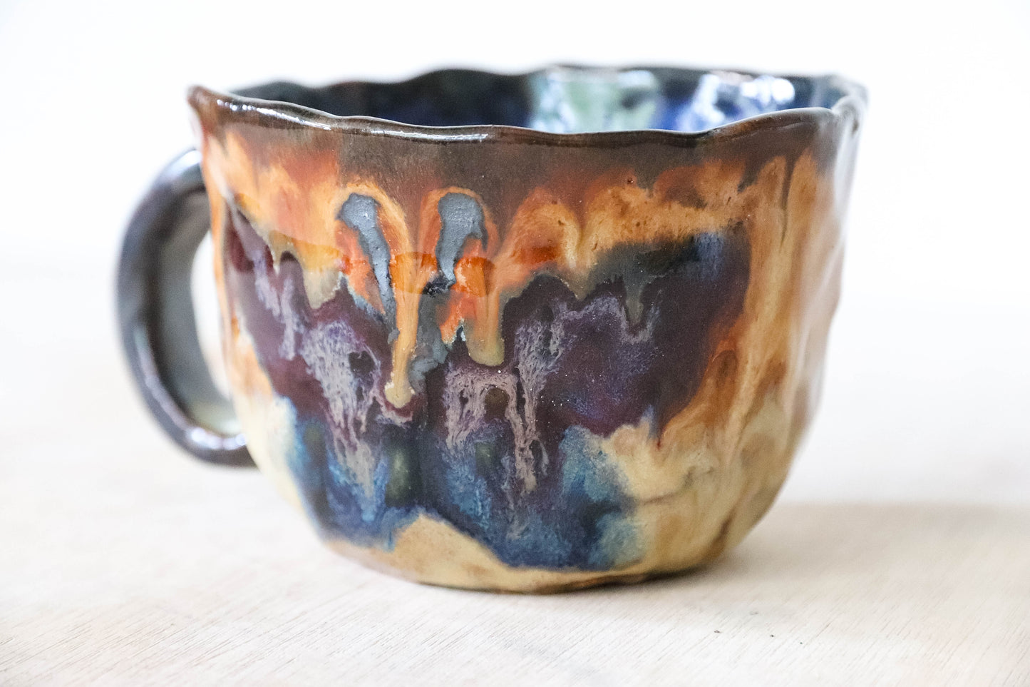 Butterfly Stoneware Pot