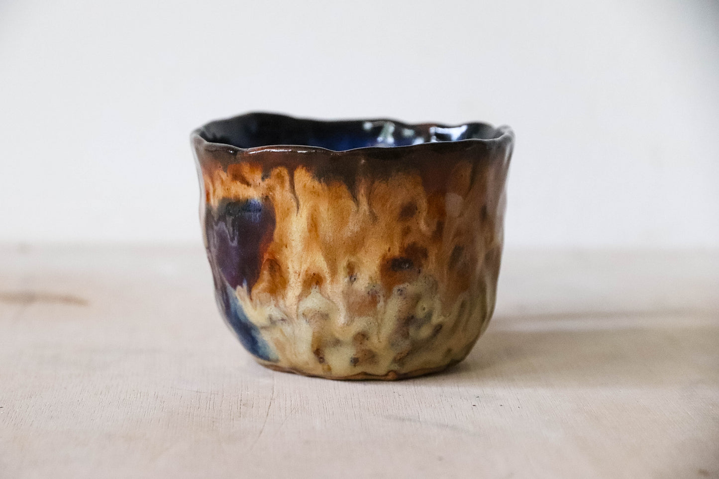 Butterfly Stoneware Pot