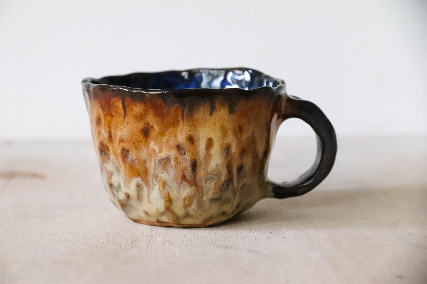 Butterfly Stoneware Pot