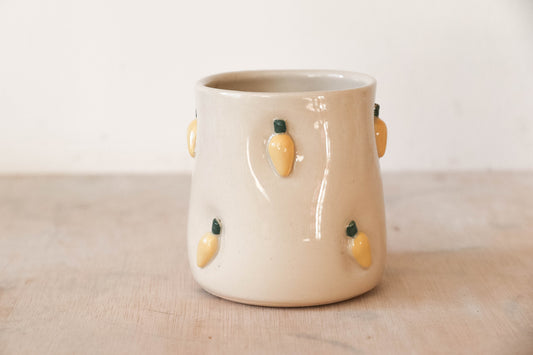 Warm Lights Dimple Small Stoneware Cup