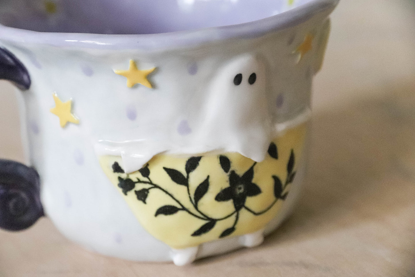 Ghost Bathroom Flared Pot
