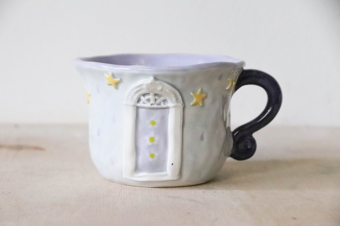 Ghost Bathroom Flared Pot