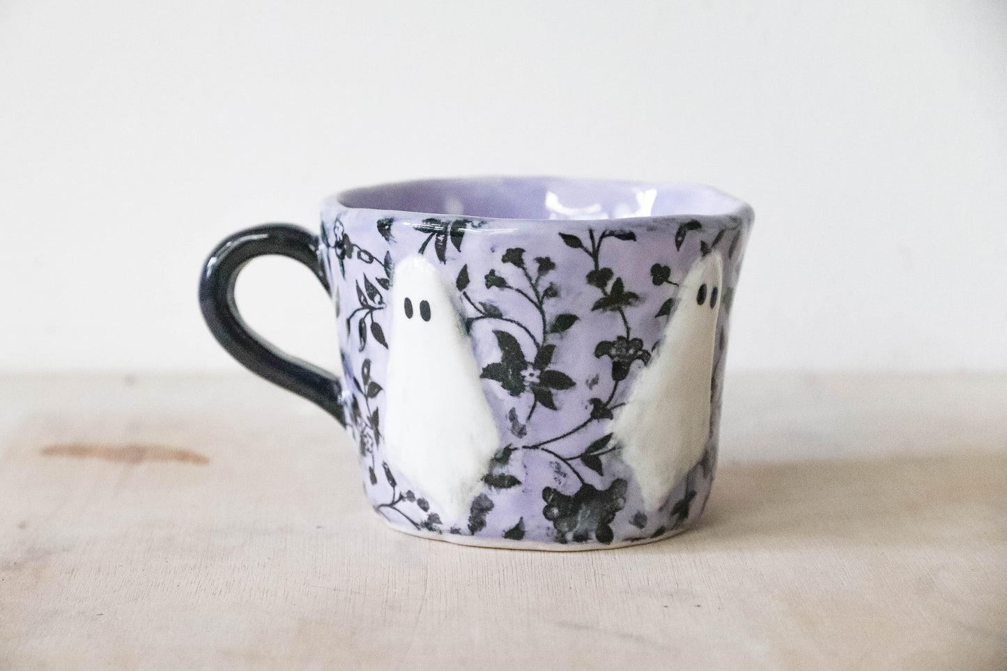 Floral Ghost Pot