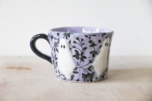 Floral Ghost Pot