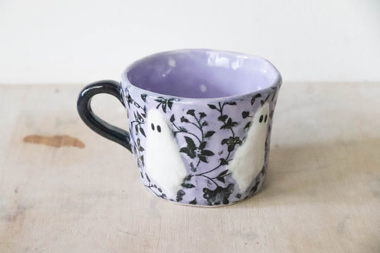 Floral Ghost Pot