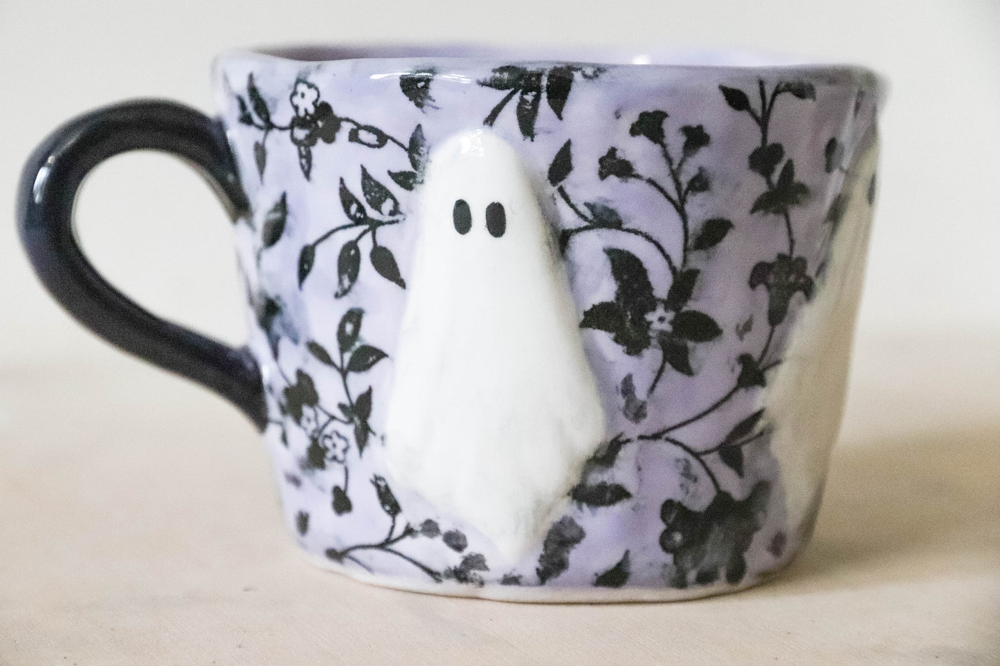 Floral Ghost Pot