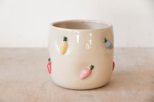 Colourful Lights Dimple Small Stoneware Cup