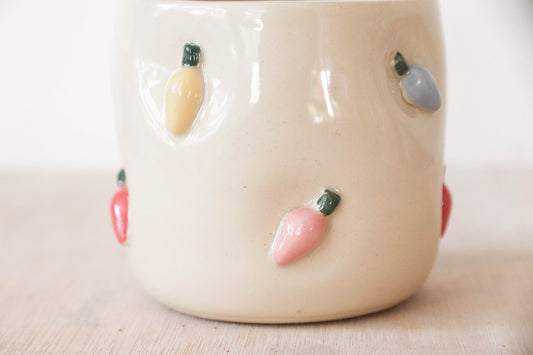 Colourful Lights Dimple Small Stoneware Cup