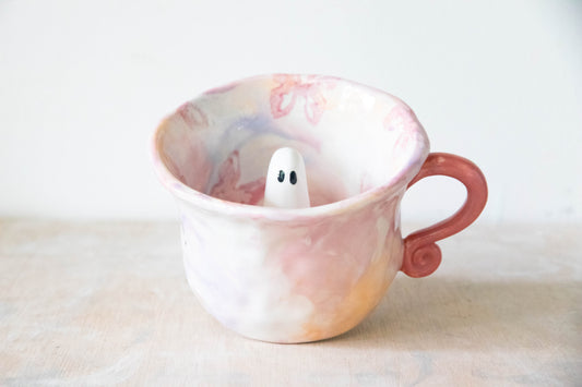 Peekaboo Ghost Calm Down Mug