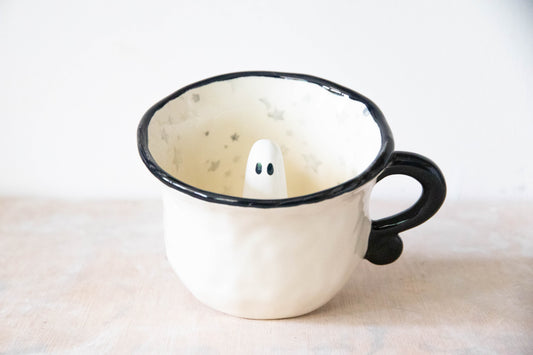 Peekaboo Ghost Old Habits Mug