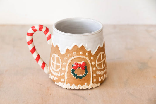 Gingerbread House Stoneware Mug 2