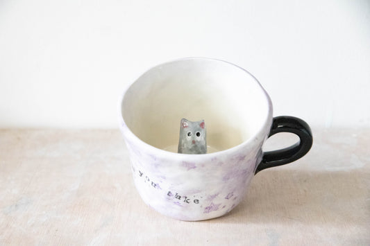 Peekaboo Cat YOYOK Mug