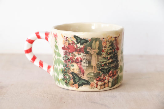 Gold Christmas Fairy Mug Large
