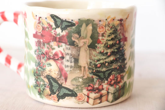 Gold Christmas Fairy Mug Large