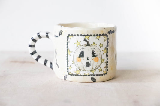 White Pumpkin Pot Medium